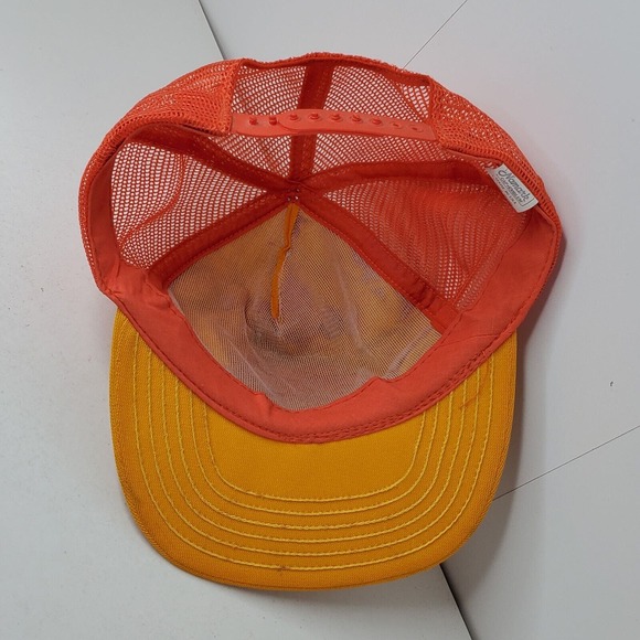 VTG Rock it Trucking Logo Patch Dump Truck Snapback Hat Trucker Cap Kentucky USA - Picture 7 of 10